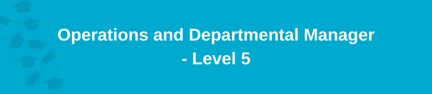 Operations and Departmental Manager - Level 5
