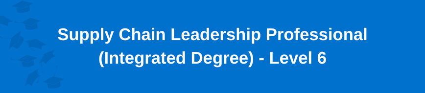 Supply Chain Leadership Professional (Integrated Degree) - Level 6
