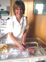 Maternity Nurse with a newborn baby