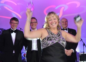 Blackpool NHS Trust Celebrating Success Awards 2015- Golden Heart award winner Andrea Lewis.