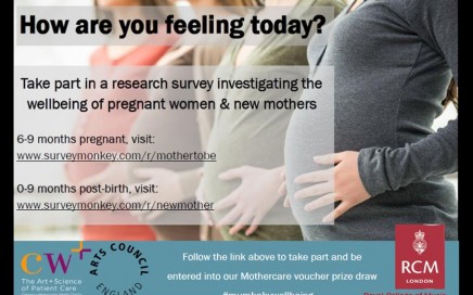 A poster featuring pregnant women