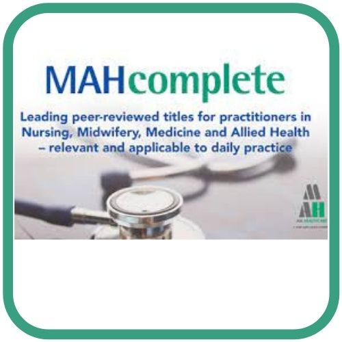 Search for journal articles on MAH Complete