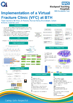 Implementation of a Virtual Fracture Clinic (VFC) at BTH