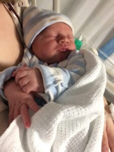 Newborn baby, Henry Briscoe