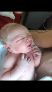 Newborn baby, Junior Barry Thomas Sutherland