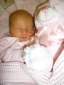 Newborn baby, Lola Mae Michelbach