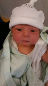 Newborn baby, Nate Eaton