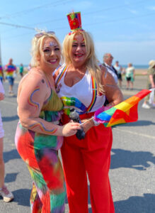 Colleagues at Blackpool Pride 2023