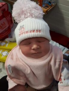 Newborn baby, Scarlett Annie Cooke