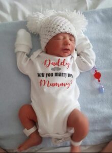Newborn baby, Ollie Cole Walkden-Owen